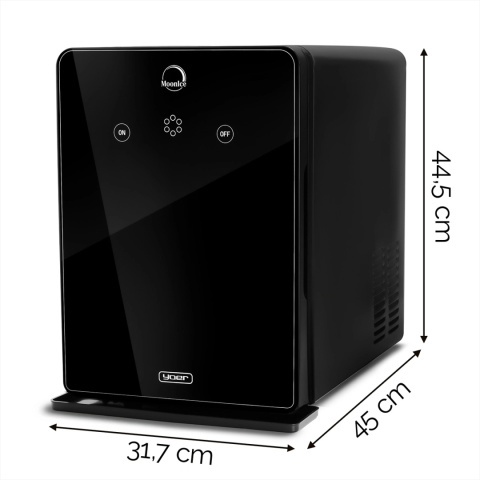 DUŻE kule 5cm Kostkarka do lodu Maszyna do kostek Yoer 220W 8kg/24h +LED