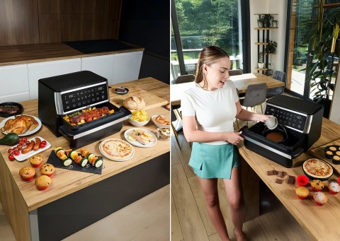 Air Fryer Frytkownica beztłuszczowa 11L Yoer MegaCrisp AF03BK Air Fryer Frytkownica beztłuszczowa 11L Yoer MegaCrisp AF03BK