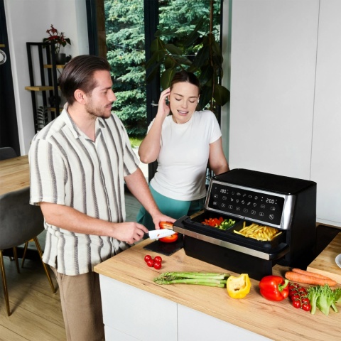 Air Fryer Frytkownica beztłuszczowa 11L Yoer MegaCrisp AF03BK Air Fryer Frytkownica beztłuszczowa 11L Yoer MegaCrisp AF03BK