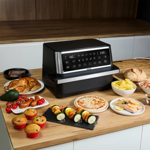 Air Fryer Frytkownica beztłuszczowa 11L Yoer MegaCrisp AF03BK Air Fryer Frytkownica beztłuszczowa 11L Yoer MegaCrisp AF03BK