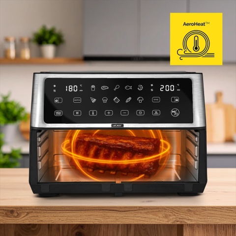 Air Fryer Frytkownica beztłuszczowa 11L Yoer MegaCrisp AF03BK Air Fryer Frytkownica beztłuszczowa 11L Yoer MegaCrisp AF03BK