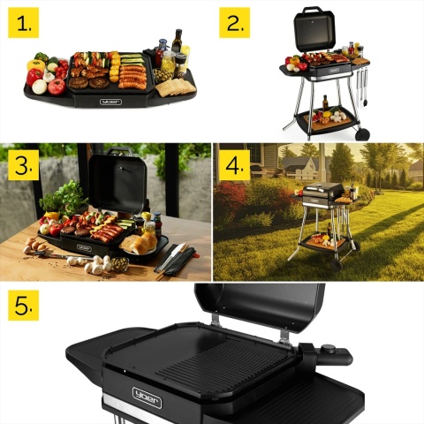 Grill elektryczny Yoer RoastMaster EG05BK Grill elektryczny Yoer RoastMaster EG05BK
