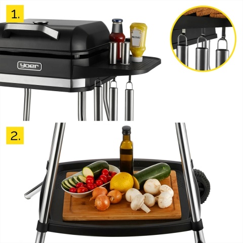 Grill elektryczny Yoer RoastMaster EG05BK Grill elektryczny Yoer RoastMaster EG05BK
