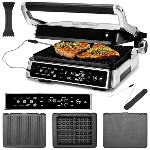 Grill elektryczny z termosondą Yoer CraftGrill EG06BK Grill elektryczny z termosondą Yoer CraftGrill EG06BK