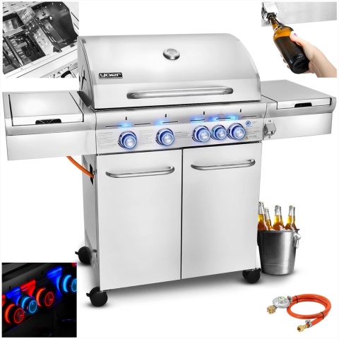 Grill gazowy Yoer SteakMaster GG01S 4+1 Grill gazowy Yoer SteakMaster GG01S 4+1