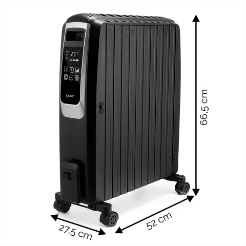 Grzejnik olejowy Elektryczny Yoer 2500W 10żeber Timer +TRYB ENERGOOSZCZĘDNY Grzejnik olejowy Elektryczny Yoer 2500W 10żeber Timer +TRYB ENERGOOSZCZĘDNY