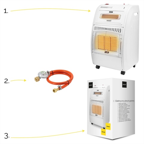 Elektryczny piecyk gazowy Yoer Gasso GH01W