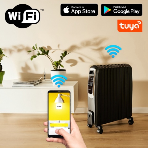 Grzejnik olejowy Elektryczny Yoer 2500W 10żeber Timer +TRYB ENERGOOSZCZĘDNY Grzejnik olejowy Elektryczny Yoer 2500W 10żeber Timer +TRYB ENERGOOSZCZĘDNY