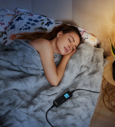 Koc elektryczny Yoer Bero EB01G 180x160 cm