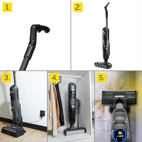 Pionowy odkurzacz myjący Yoer AquaVac VCW01G