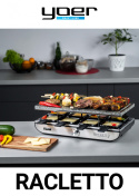 Grill elektryczny raclette Yoer Racletto ERG03S