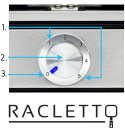 Grill elektryczny raclette Yoer Racletto ERG03S