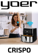 4w1 Frytkownica beztłuszczowa Air Fryer Yoer +WiFi 6L 1700W +Programator